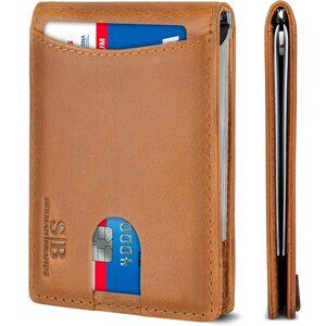 Men's California Desert 1.0 Vegan Leather Front 2 Pocket Wallet Card Designed
